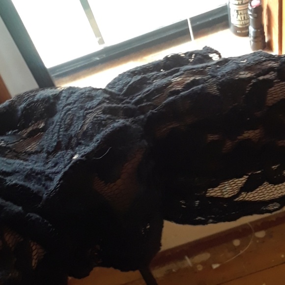 Lace sleeve sweater - Picture 6 of 6